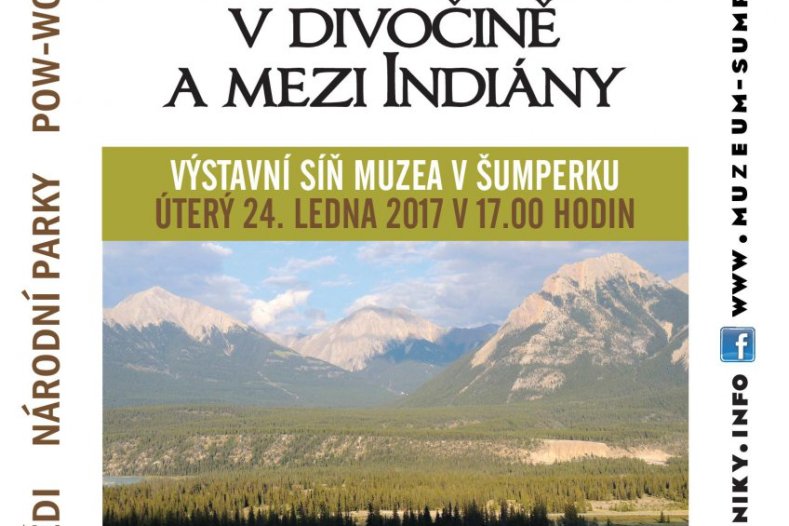 Kanada: v divočině a mezi Indiány. V rámci přednášky v šumperském muzeu