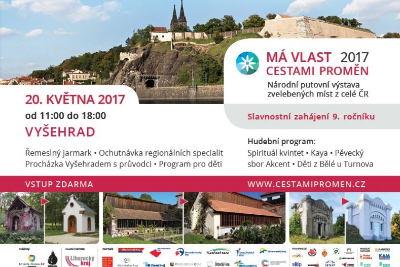 Plakát Má Vlast cestami proměn 2017