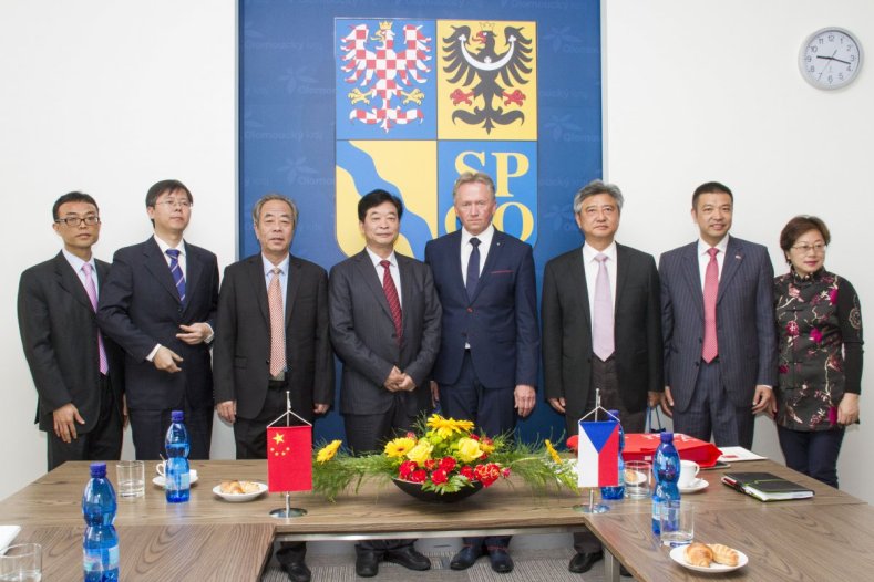 Náměstek hejtmana Pavel Šoltys přijal delegaci z čínské provincie Fujian