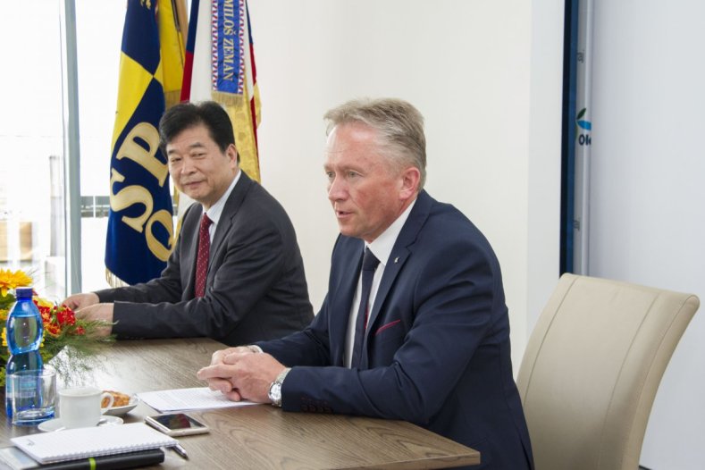 Náměstek hejtmana Pavel Šoltys přijal delegaci z čínské provincie Fujian