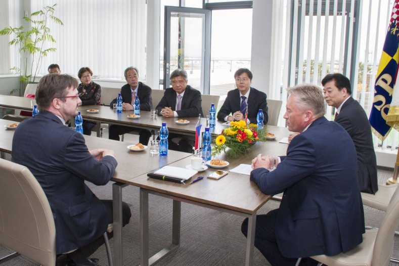 Náměstek hejtmana Pavel Šoltys přijal delegaci z čínské provincie Fujian