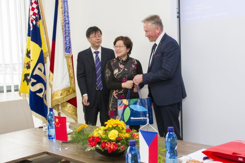 Náměstek hejtmana Pavel Šoltys přijal delegaci z čínské provincie Fujian