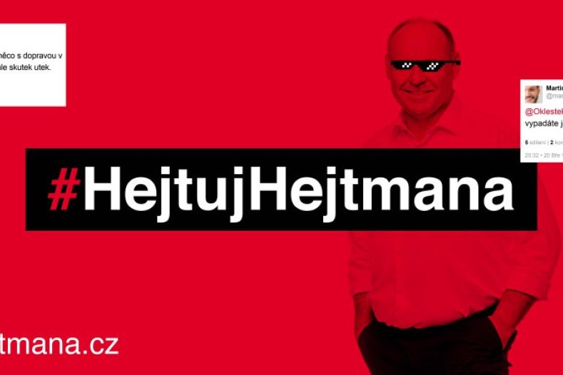 Studenti budou hejtovat hejtmana v přímém přenosu