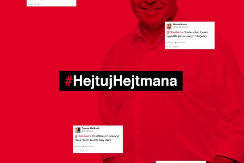 Studenti budou hejtovat hejtmana v přímém přenosu