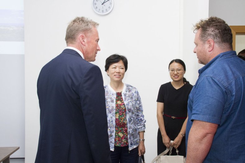 Náměstek hejtmana Pavel Šoltys přijal čínskou delegaci z provincie Fujian
