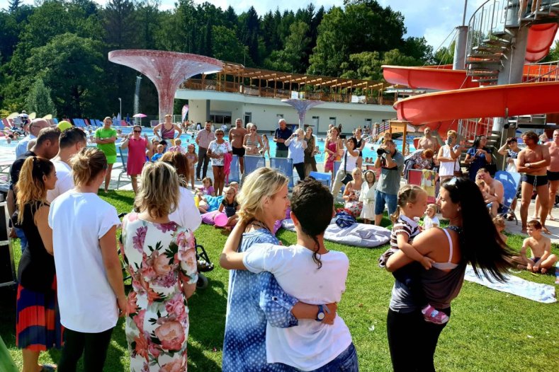 Korunka pomáhala v losinských termálech