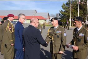 Velitelství Vojenské policie v Olomouci uctilo památku válečných veteránů a jmenovalo nového velitele